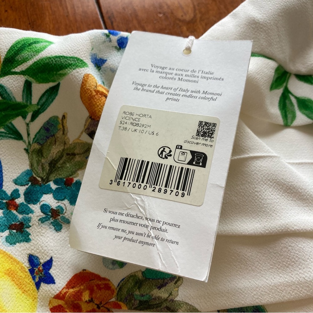 NWT Sezane x Momoni Horta dress size 38 - Picture 9 of 13